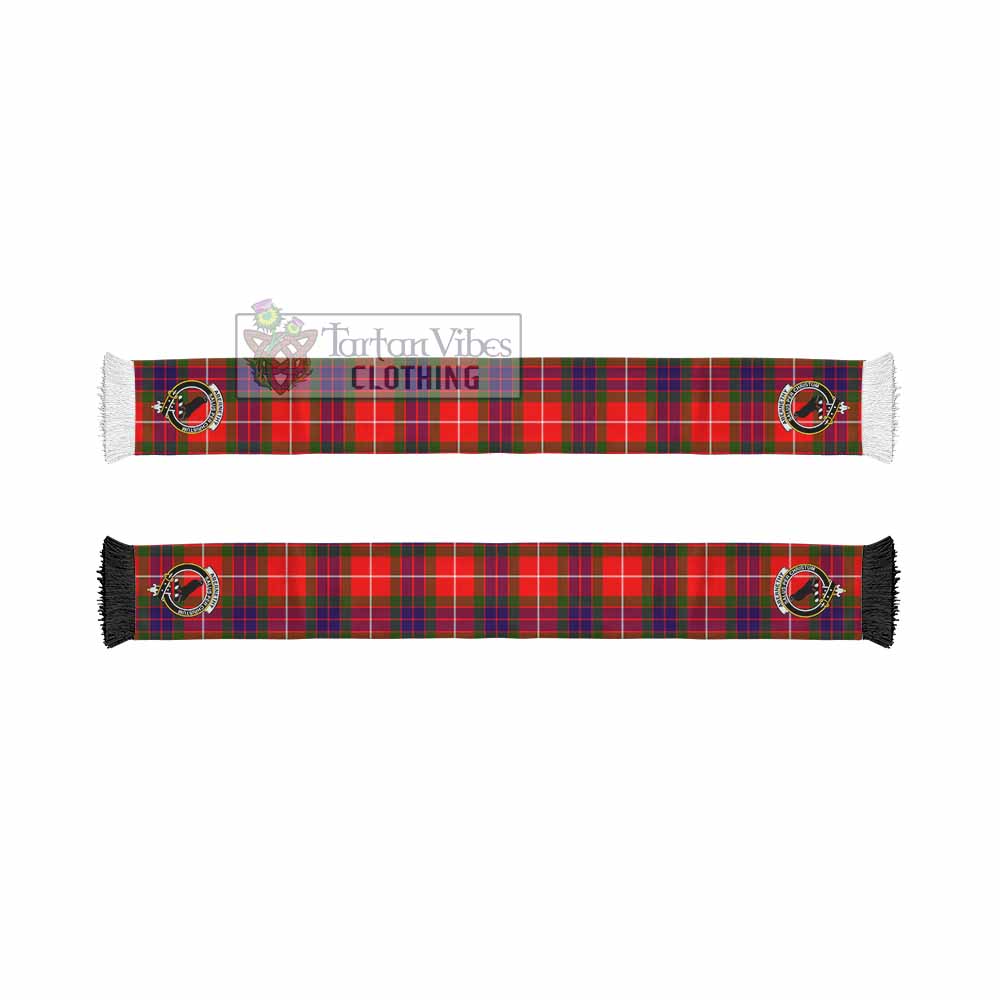 Tartan Vibes Clothing Abernethy Tartan Ruffneck Scarf with Family Crest