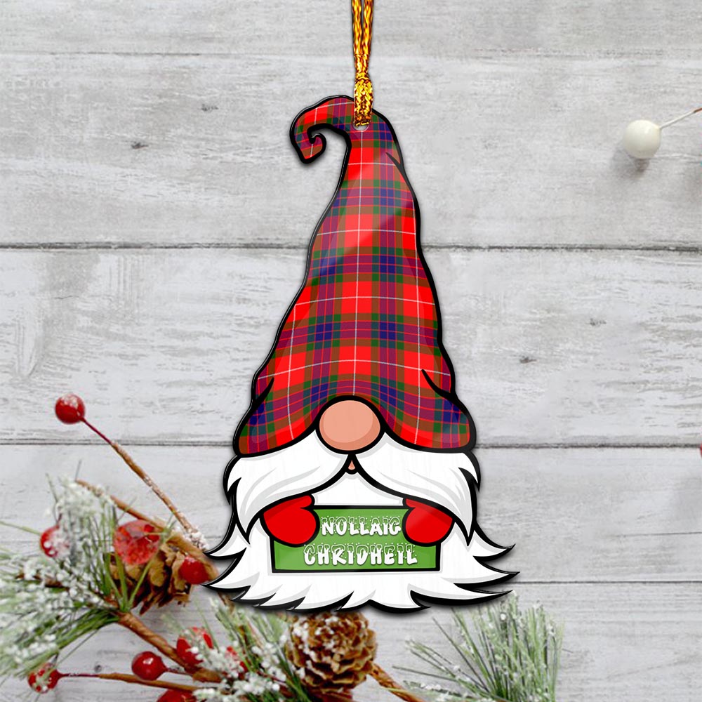 Abernethy Gnome Christmas Ornament with His Tartan Christmas Hat - Tartanvibesclothing