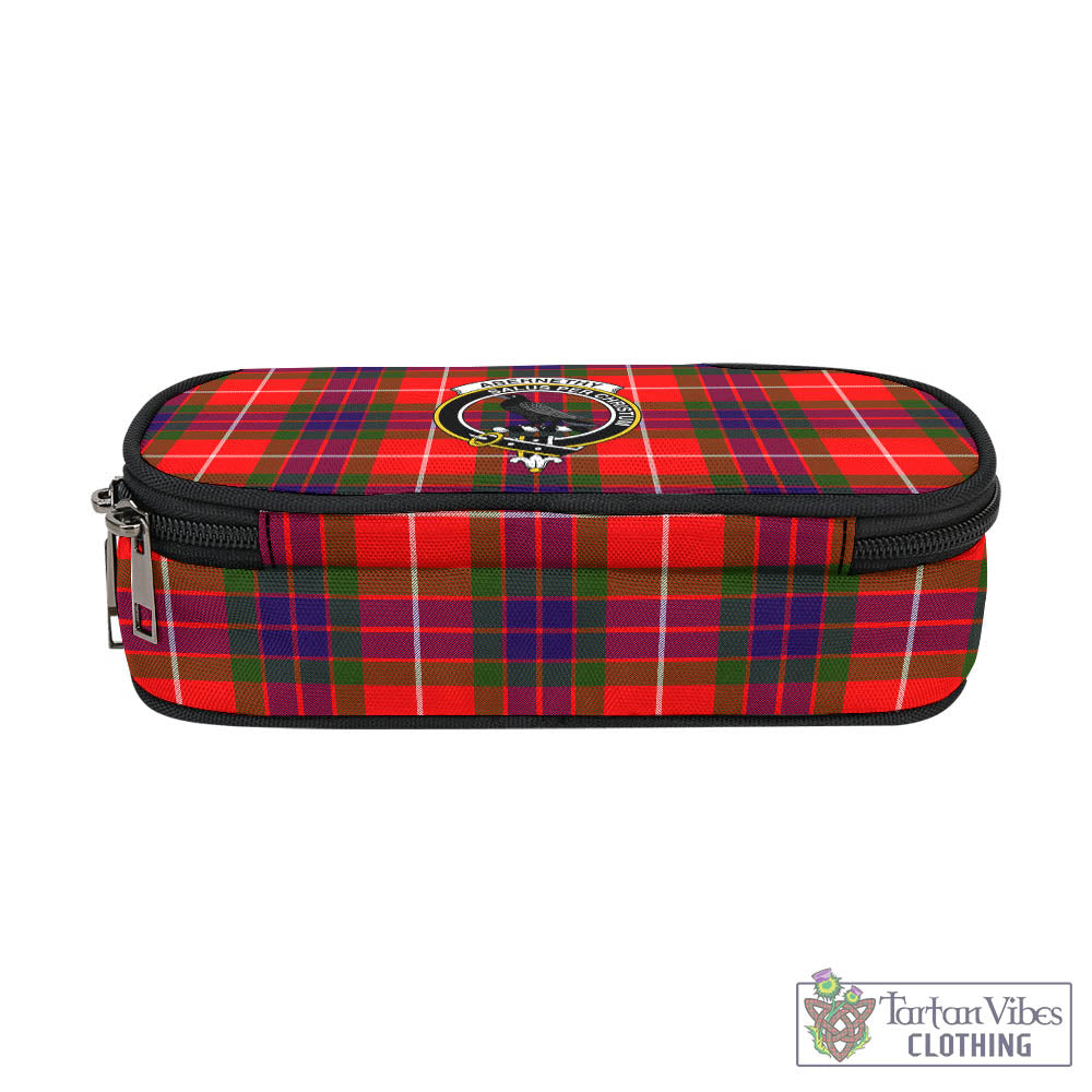 Tartan Vibes Clothing Abernethy Tartan Pen and Pencil Case with Family Crest
