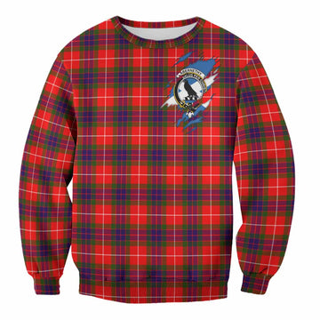Abernethy Clan Crest In Me Tartan Sweatshirt Scotland Flag Style