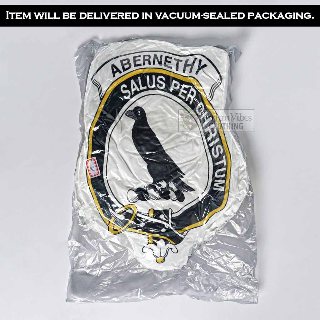Abernethy Clan Crest Shaped Throw Pillow, Scottish Clan Badge Decorative Pillow