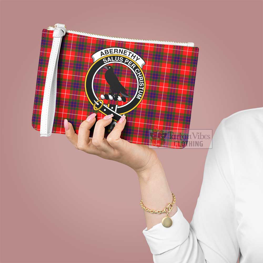Tartan Vibes Clothing Abernethy Family Crest Tartan Clutch Bag