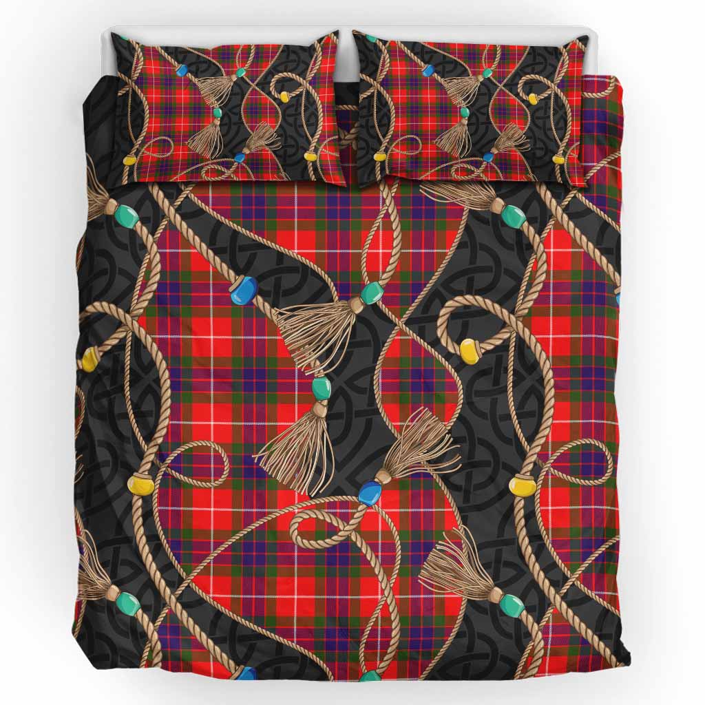 Abernethy Scottish Tartan Twisted Ropes Stylized Bedding Set UK Bedding Set UK King 91*87 inch - Tartan Vibes Clothing