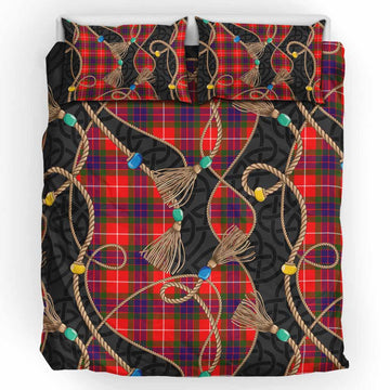 Abernethy Scottish Tartan Twisted Ropes Stylized Bedding Set UK Bedding Set UK King 91*87 inch - Tartan Vibes Clothing