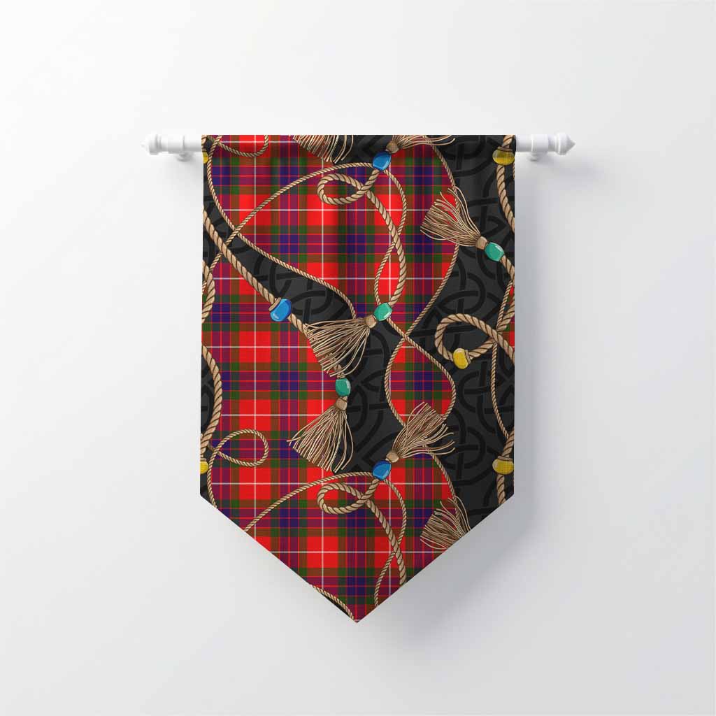 Abernethy Scottish Tartan Twisted Ropes Stylized Gonfalon Chevron - Tartan Vibes Clothing