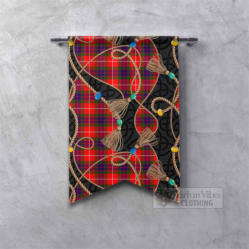 Abernethy Scottish Tartan Twisted Ropes Stylized Gonfalon Fishtail - Tartan Vibes Clothing