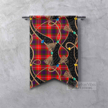 Abernethy Scottish Tartan Twisted Ropes Stylized Gonfalon Fishtail - Tartan Vibes Clothing