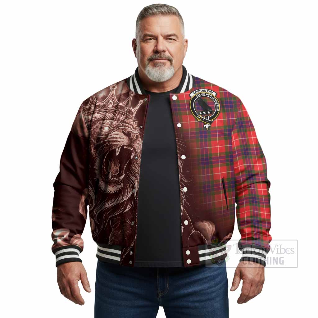 Abernethy Tartan Baseball Jacket Roaring Lion Heritage