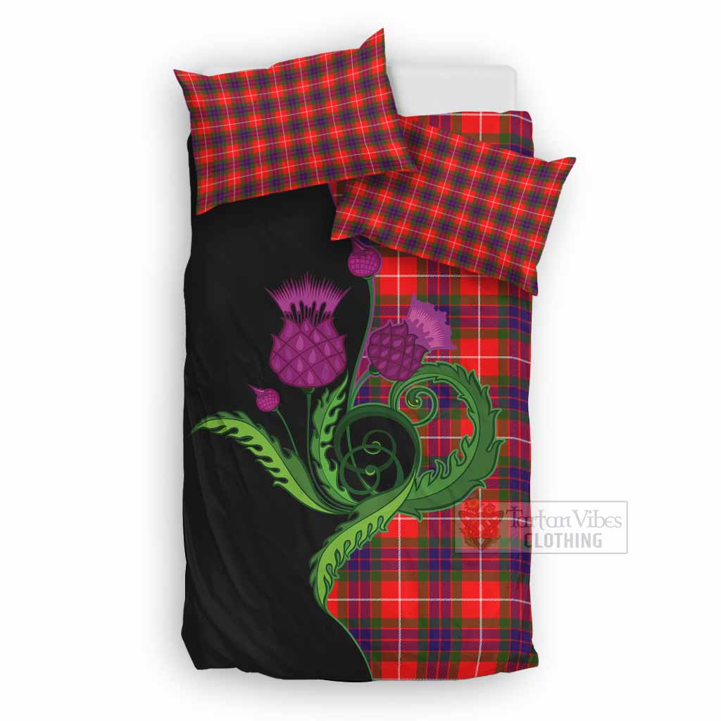 Abernethy Tartan Bedding Set Traditional Scottish Thistle UK Bedding Set UK Double 79*79 inch - Tartan Vibes Clothing