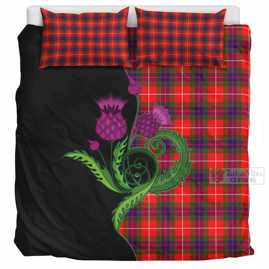 Abernethy Tartan Bedding Set Traditional Scottish Thistle UK Bedding Set UK Super King 104*94 inch - Tartan Vibes Clothing