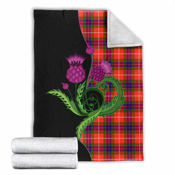 Abernethy Tartan Blanket Traditional Scottish Thistle X-Large 59 x 79 inches 150 x 200 cm - Tartan Vibes Clothing