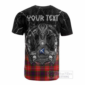 Abernethy Tartan Crest Cotton T-shirt Celtic Odin's Raven Legacy