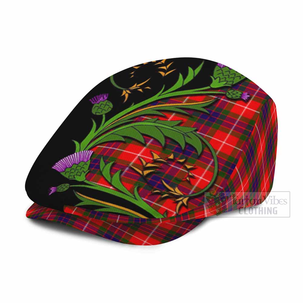 Abernethy Tartan Flat Cap, Jeff Cap Scottish Thistle Pride Heritage Art - Tartan Vibes Clothing