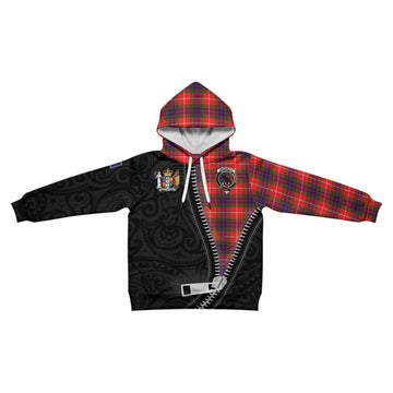 Abernethy Tartan Kid Hoodie New Zealand Pattern Unique Zipper Stylized