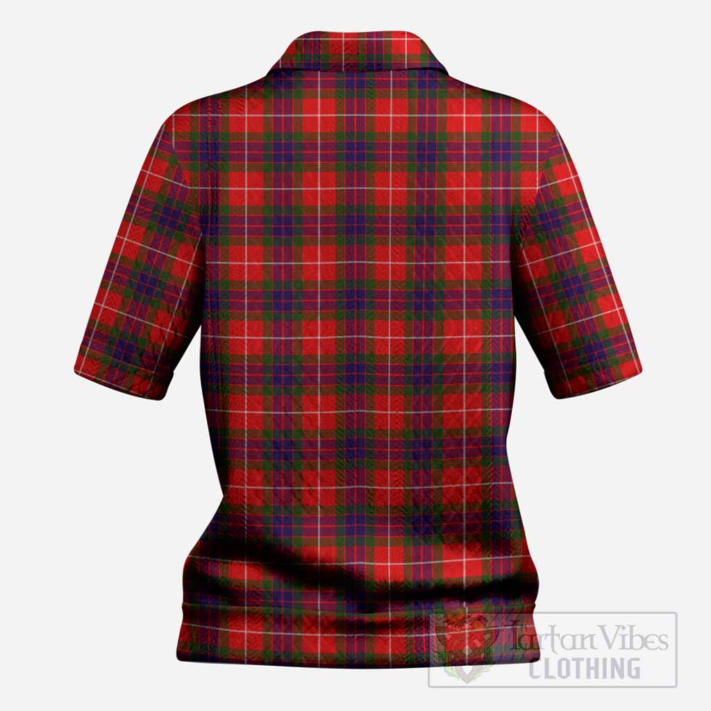 Abernethy Tartan Women’s Polo Sweater Top