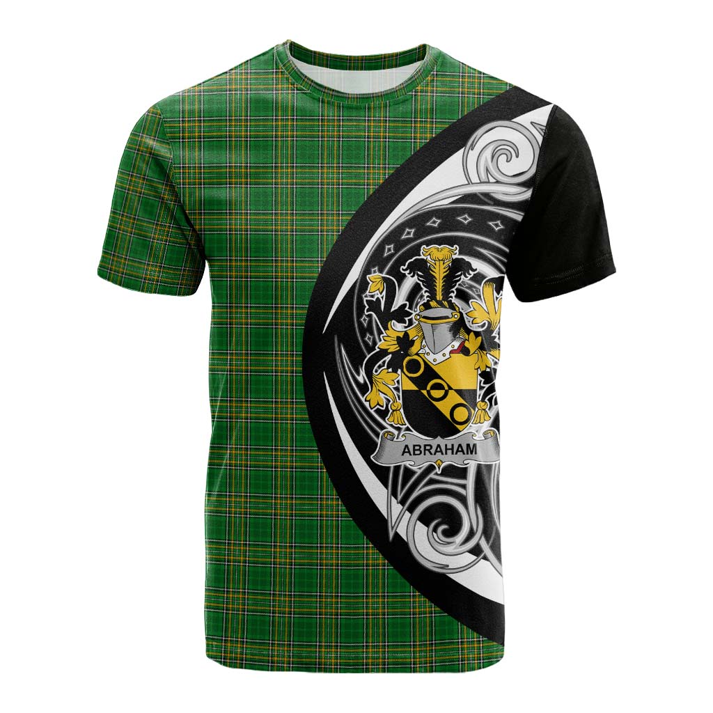 Tartan Vibes Clothing Abraham Irish Clan Cotton T-shirt Celtic Circle Style