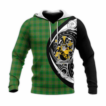 Abraham Irish Clan Knitted Hoodie Celtic Circle Style