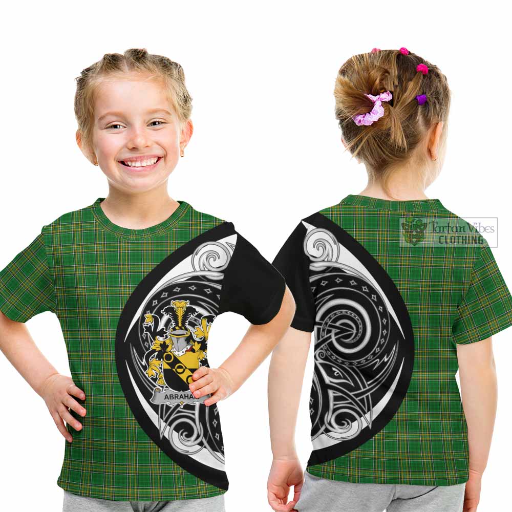 Tartan Vibes Clothing Abraham Irish Clan Kid T-Shirt Celtic Circle Style
