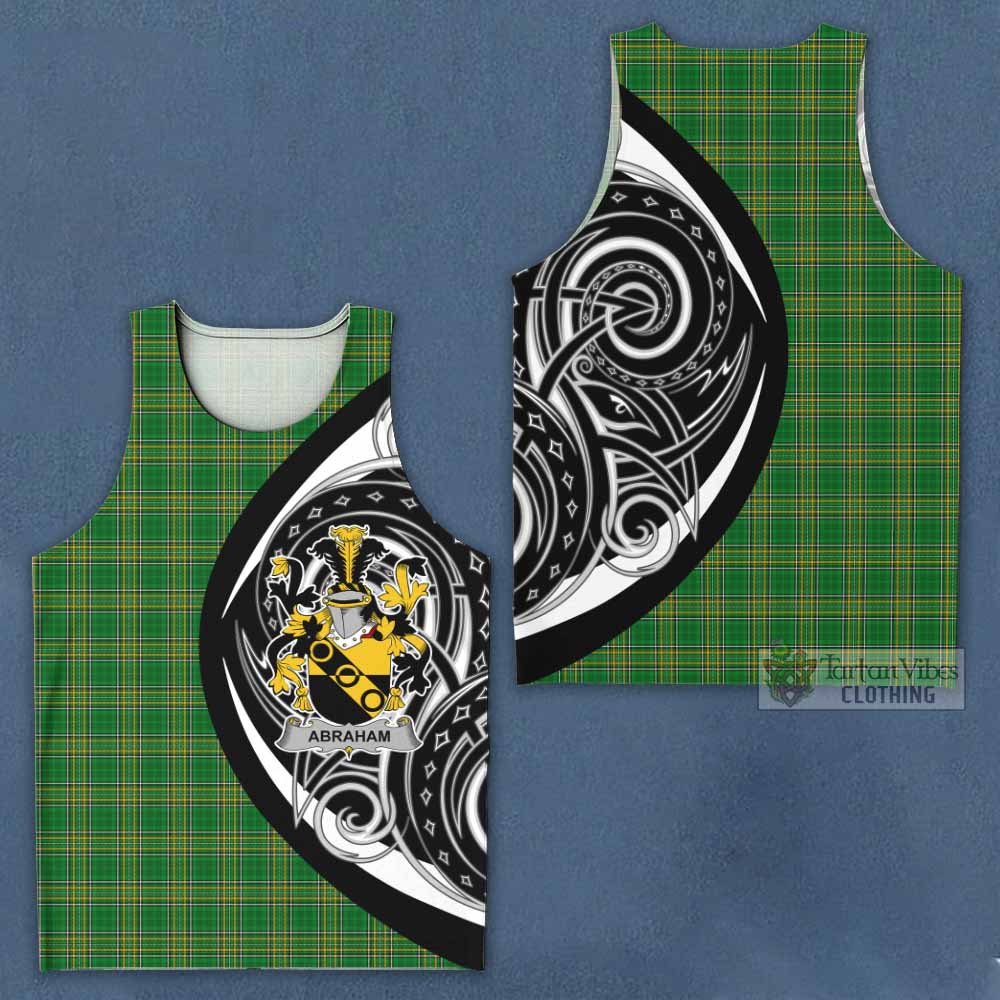 Tartan Vibes Clothing Abraham Irish Clan Men's Tank Top Celtic Circle Style
