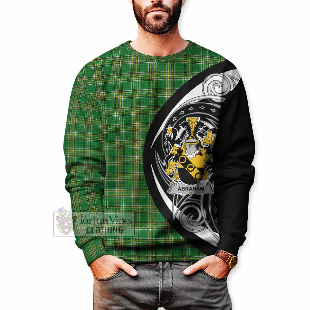 Tartan Vibes Clothing Abraham Irish Clan Sweatshirt Celtic Circle Style