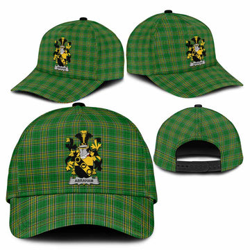 Abraham Irish Clan Tartan Classic Cap with Coat of Arms
