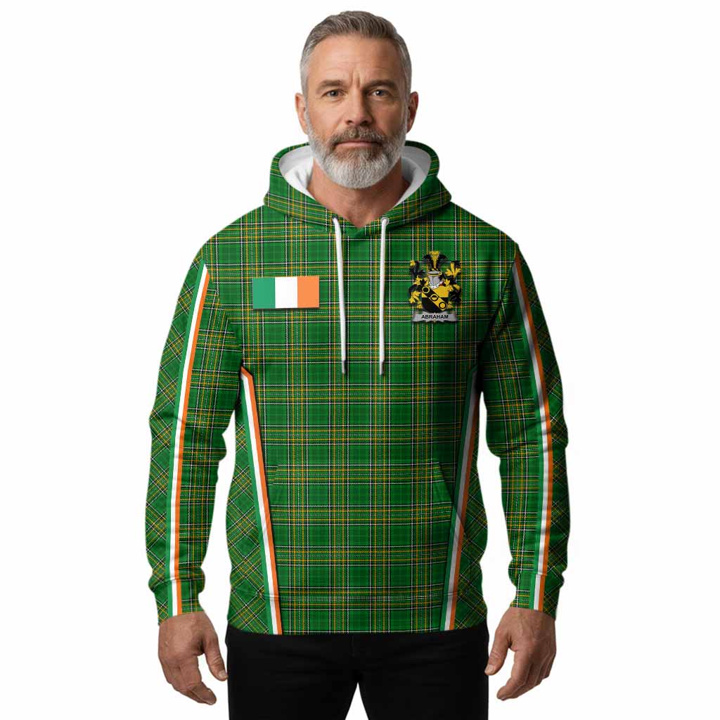 Abraham Irish Clan Coat of Arm Tartan Hoodie Flag Style