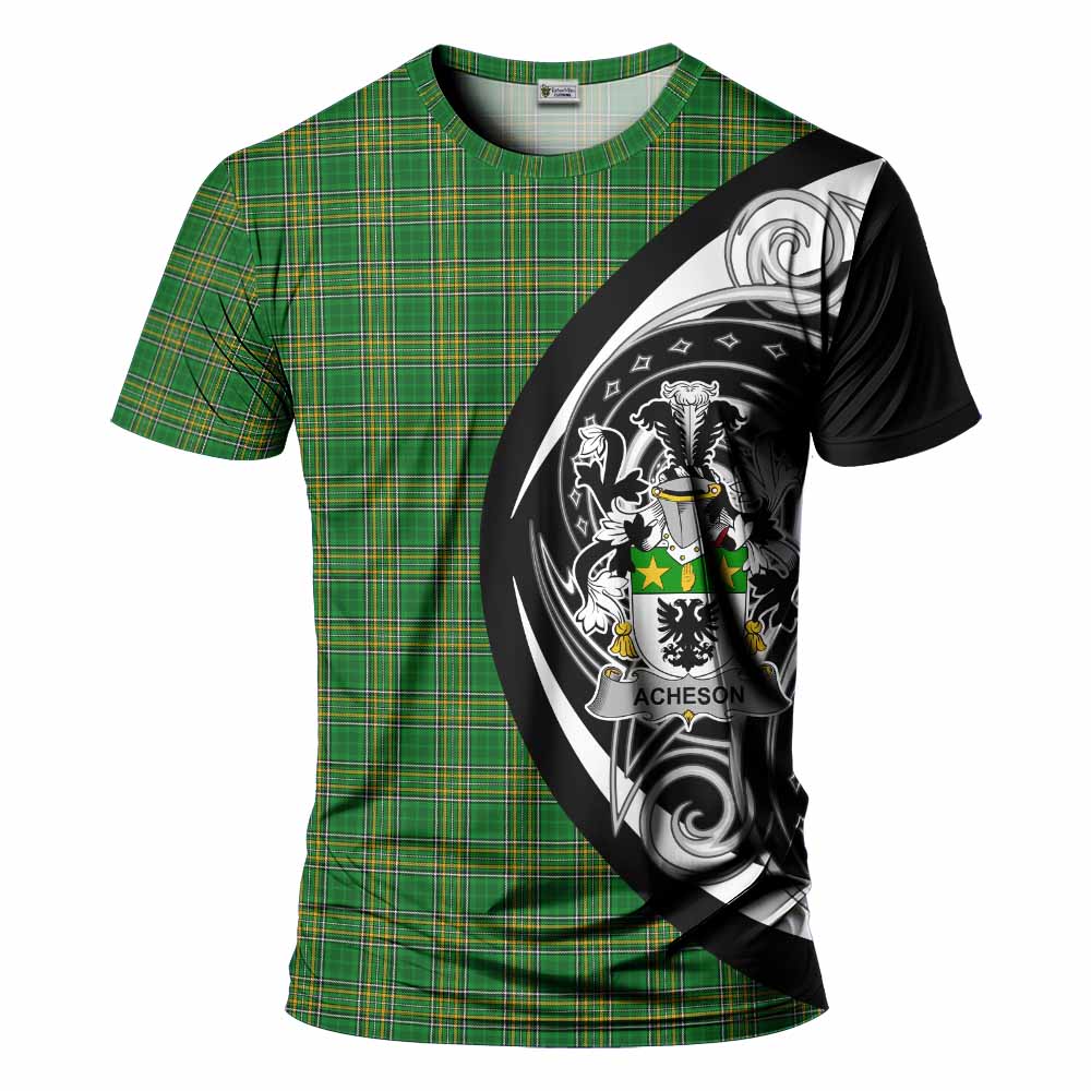 Tartan Vibes Clothing Acheson Irish Clan T-Shirt Celtic Circle Style