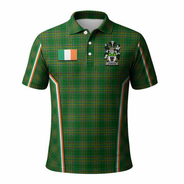 Acheson Irish Clan Coat of Arm Tartan Polo Shirt Flag Style
