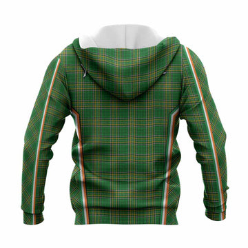 Acotes Irish Clan Coat of Arm Tartan Knitted Hoodie Flag Style