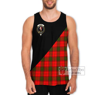 Adair Tartan Men's Tank Top with Family Crest and Military Logo Style Men - Tartanvibesclothing Shop