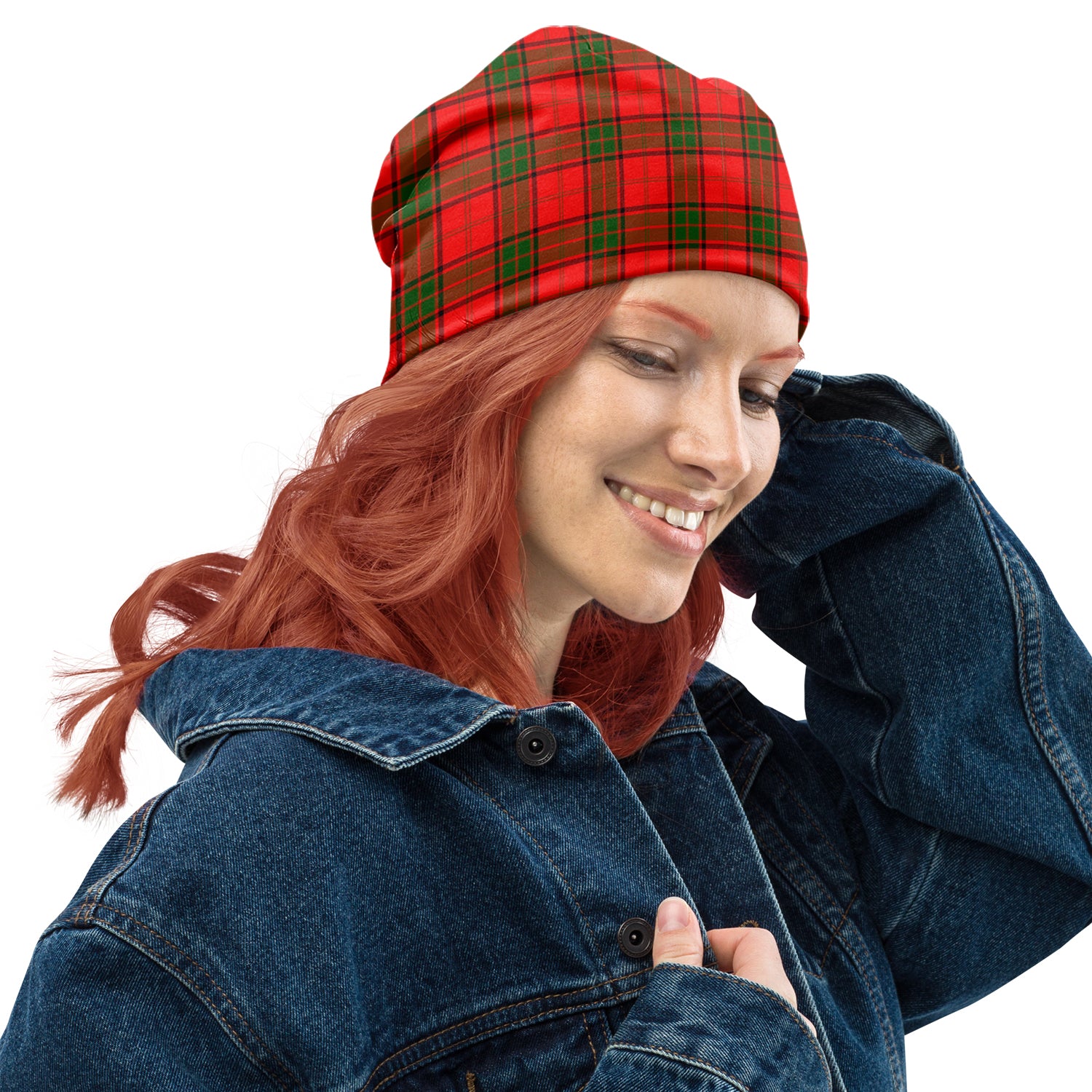 Adair Tartan Beanies Hat One Size 22 inches 15.5 inches - Tartanvibesclothing