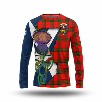 Adair Tartan Family Crest Long Sleeve T-Shirt Scottish Thistle Celtic Inspired