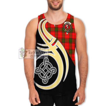 Adair Tartan Men's Tank Top with Family Crest and Celtic Symbol Style Men - Tartan Vibes Clothing