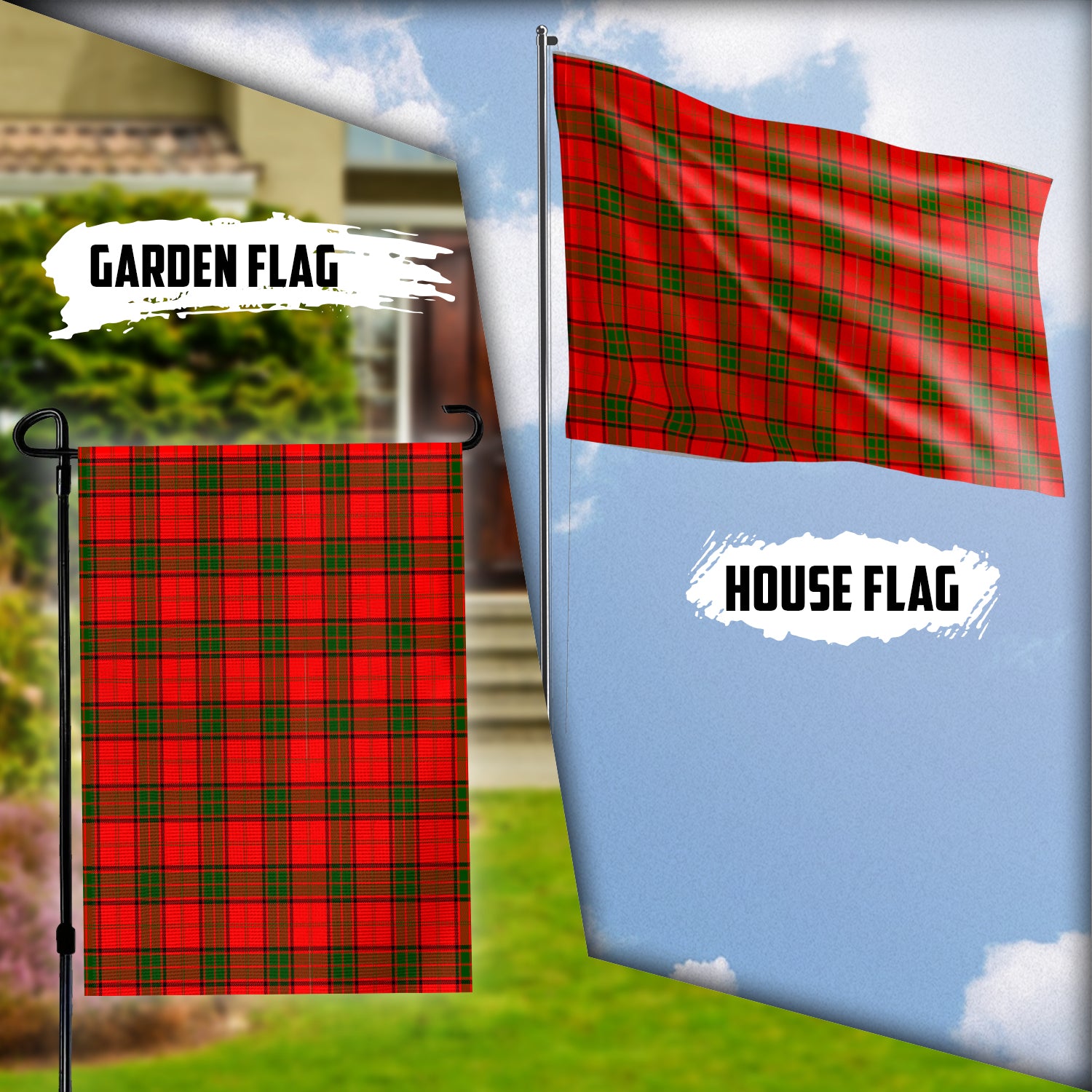 Adair Tartan Flag Garden Flag (Vertical) - Tartanvibesclothing