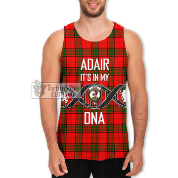 Adair Tartan Men's Tank Top with Family Crest DNA In Me Style Men - Tartanvibesclothing Shop