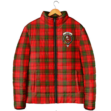 Adair Tartan Padded Jacket with Family Crest