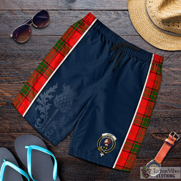 Adair Tartan Men's Shorts with Family Crest and Scottish Thistle Vibes Sport Style