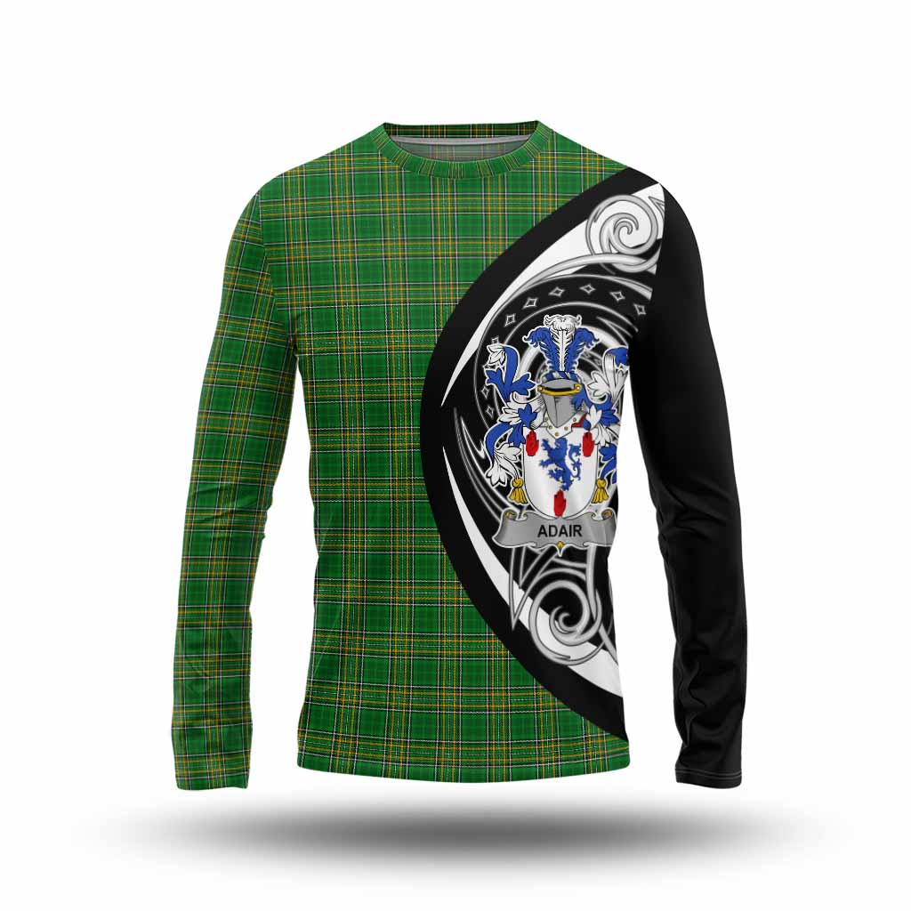 Tartan Vibes Clothing Adair Irish Clan Long Sleeve T-Shirt Celtic Circle Style