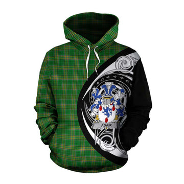 Tartan Vibes Clothing Adair Irish Clan Cotton Hoodie Celtic Circle Style