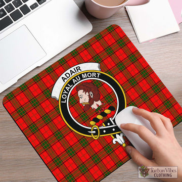 Tartan Vibes Clothing Adair Tartan Mouse Pad with Family Crest