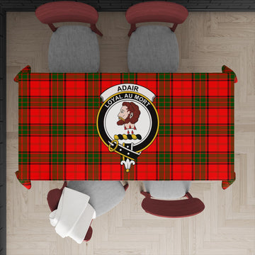 Adair Tartan Tablecloth with Family Crest