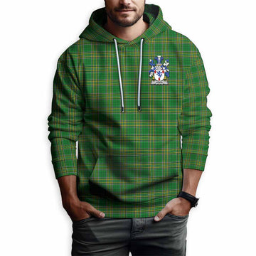 Adair Irish Clan Tartan Hoodie with Coat of Arms