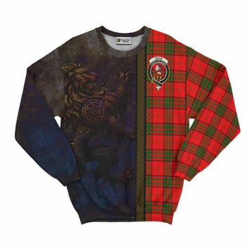 Adair Tartan Family Crest Sweatshirt Alba Gu Brath Be Brave Lion Ancient Style