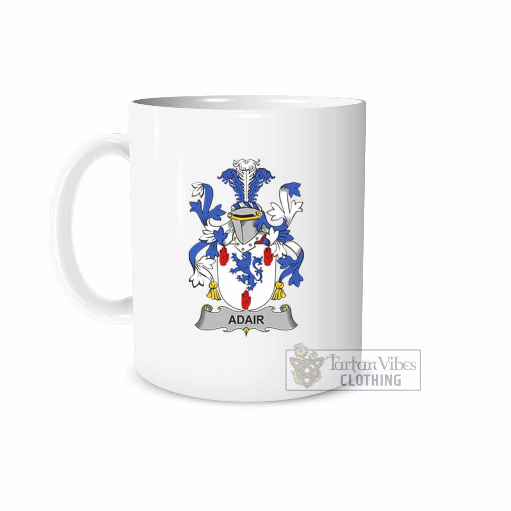 Tartan Vibes Clothing Adair Irish Clan Coat of Arms Ceramic Mug