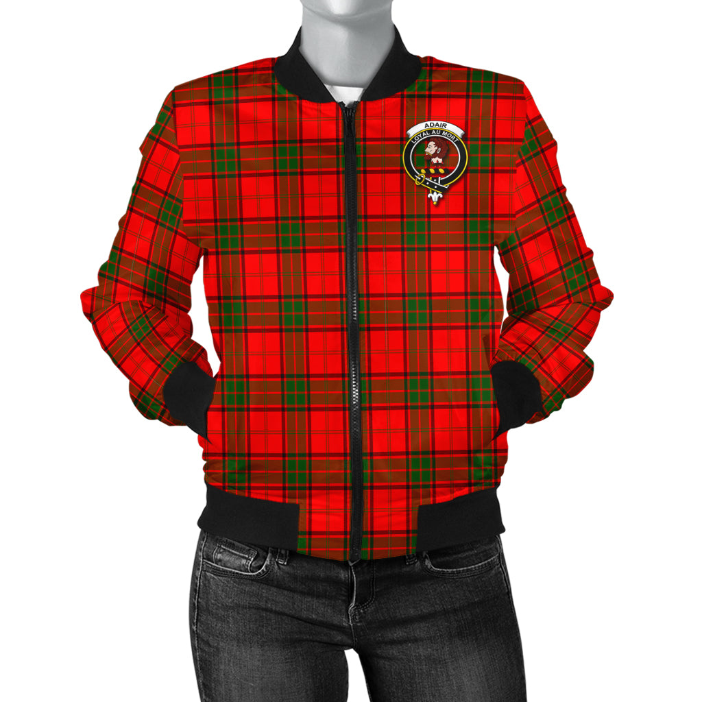 Adair Tartan Bomber Jacket with Family Crest - Tartanvibesclothing