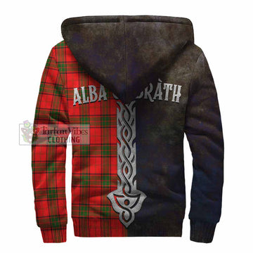 Adair Tartan Family Crest Sherpa Hoodie Alba Gu Brath Be Brave Lion Ancient Style