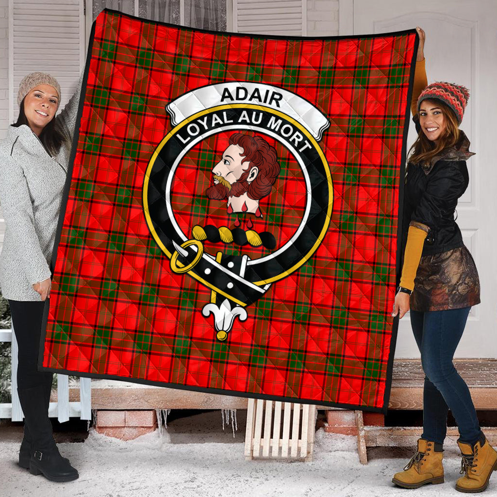 Adair Tartan Quilt with Family Crest - Tartanvibesclothing