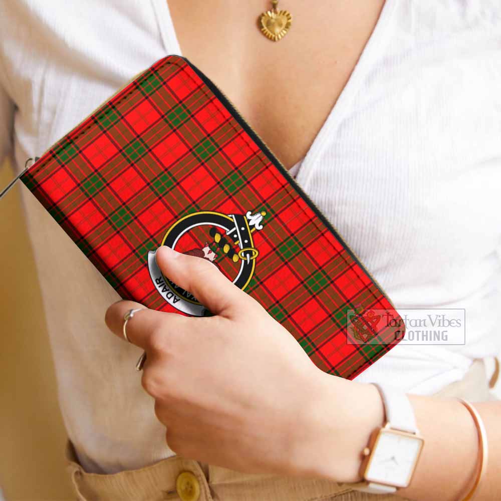 Tartan Vibes Clothing Adair Tartan Women's Leather Wallet with Family Crest