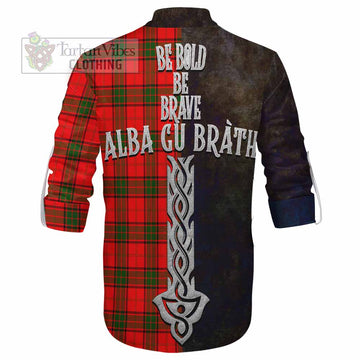 Adair Tartan Family Crest Ghillie Kilt Shirt Alba Gu Brath Be Brave Lion Ancient Style