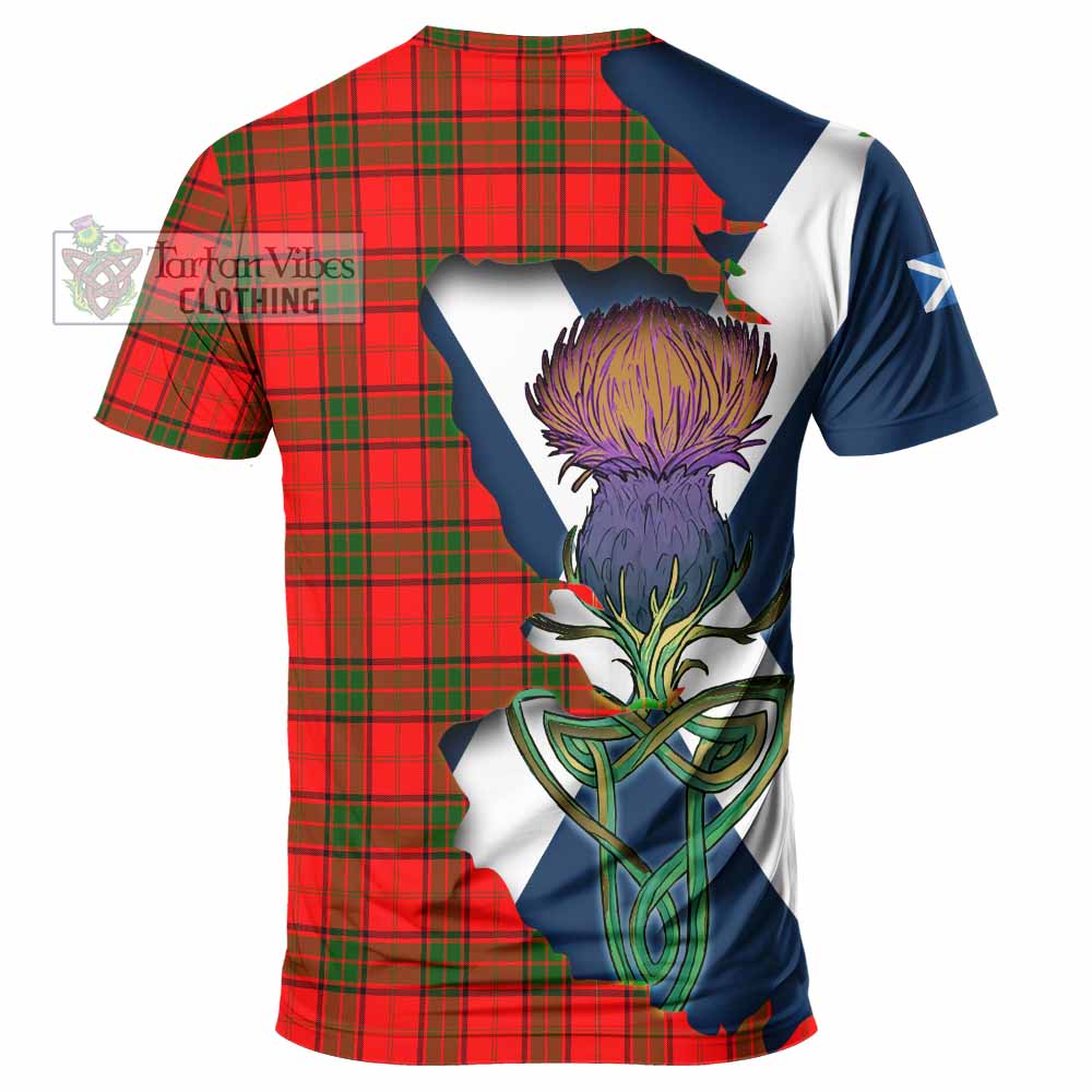 Tartan Vibes Clothing Adair Tartan Family Crest T-Shirt Scottish Thistle Celtic Inspired